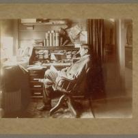 Douglas Tilden at his desk. Courtesy of The Bancroft Library, University of California, Berkeley